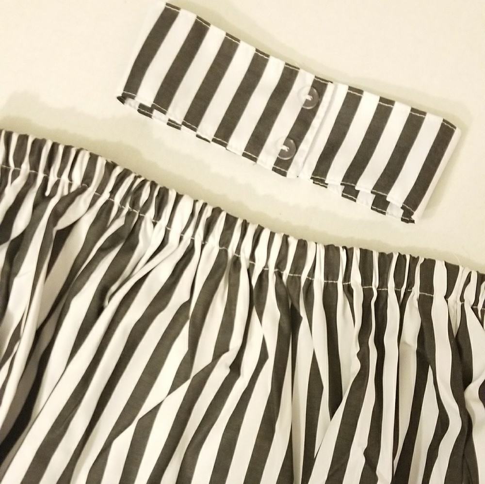 HOST PICK! Finn Striped off shoulder choker top - Picture 5 of 5